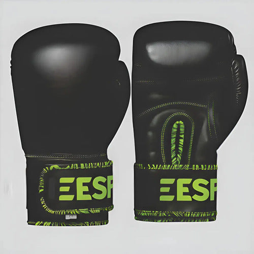 Guantes Profesionales De Boxeo Protección Esparta Queoferta 16 Oz Negro