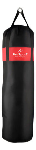 Bolsa Boxeo P/ Niño + Relleno + Guantillas Mmsports Negro