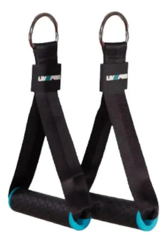 Agarre Doble Para Polea Strap Handle Pro - Livepro
