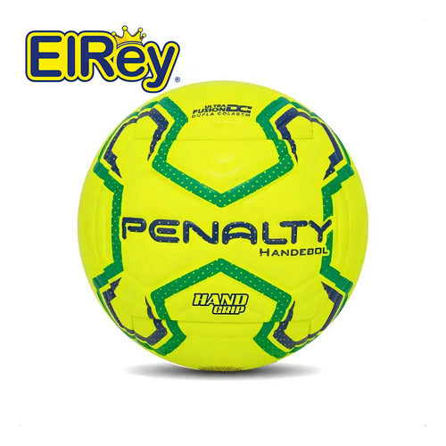 Pelota De Handball Penalty H1l Ultra Fusion Color Amarillo/verde