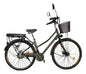 Bici Eléctrica Hiper Engine Metropolis Urbana Rodado 28 Gris Oscuro M