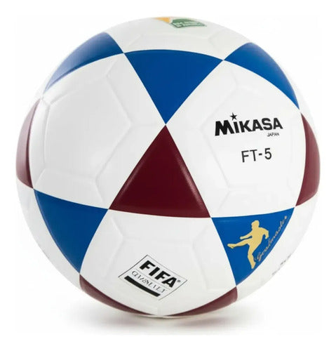Pelota Beach Futbol Ft5  Termosellada Fifa Mikasa A/b/r Azul