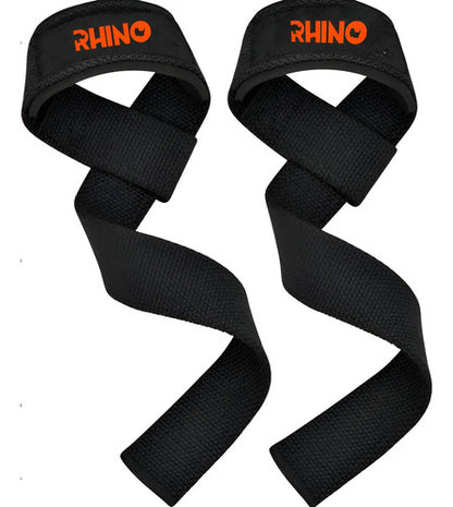 Strap Correa De Levantamiento Agrarre Para Barra Color Negro