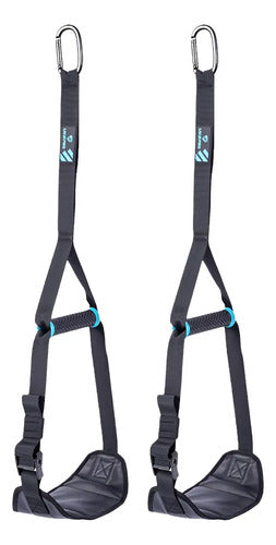 Ab Strap Abdominales Colgante Agarre Gym Live Pro Negro