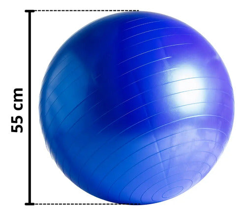 Pelota Pilates Fitball 55cm - K'nex Azul