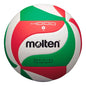 Pelota Voley N°5 Profesional V5m-4000 Molten Blanco C/verde Y Rojo