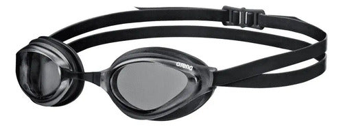 Lentes Natacion Arena Lente Transparente Anti Empañante Color Negro/ahumado