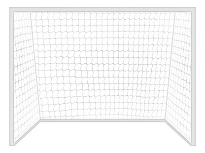 Red De Futbol 11 6mm Nylon 7.5x2.5x0.6m Uv Gismar Blanco