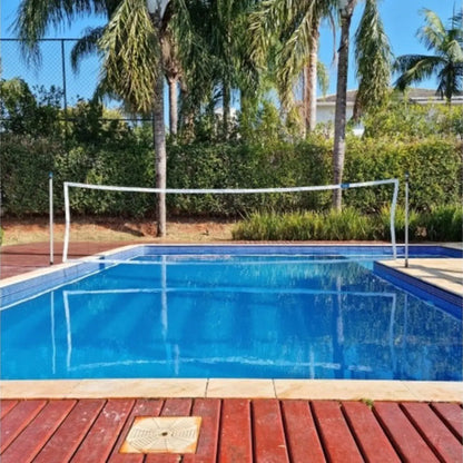 Red De Biribol Para Piscina, 5 Metros 2 Bandas Gismar