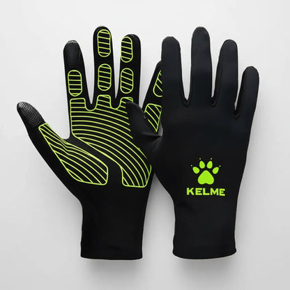 Guantes Para Niño Térmico Liso Kelme Mmsports Negro Liso Único
