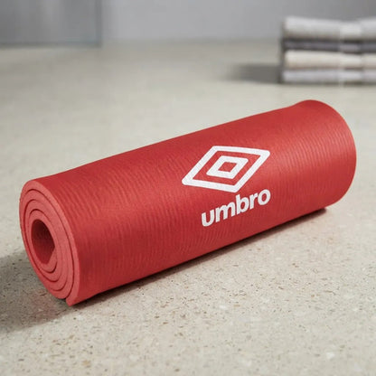 Alfombra De Yoga Mat Antideslizante 180x60x1cm Umbro Rojo
