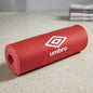 Alfombra De Yoga Mat Antideslizante 180x60x1cm Umbro Rojo