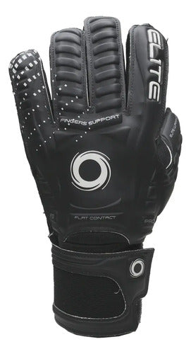 Guantes De Arquero Para Niños Elite Sport Warrior Color Negro Talle 5
