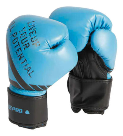 Guante De Boxeo 10oz Box Entrenamiento Combate Livepro 10oz Azul