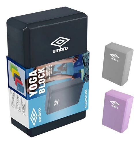 Ladrillo Yoga Umbro Pro Bloque De Goma Eva Pilates Mmsports