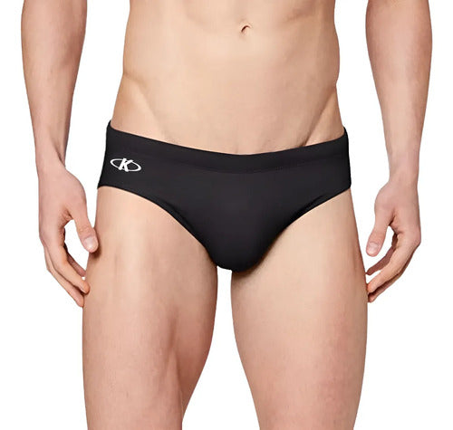 Slip Natación K T.s Negro Ajuste Supremo (sxl) Multicolor