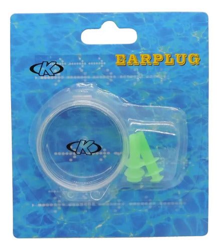 Tapon De Oido Rigido K'nex ( 2 Unidades ) Verde Lima