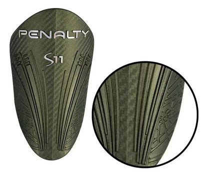 Canillera Penalty Futbol/hockey Profesional Con Media Adulto 01 Verde