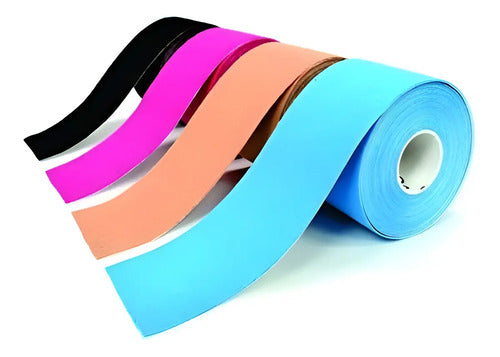 Cintas Kinesiologicas Vendaje Neuromuscular Kinesio Tape Color Azul
