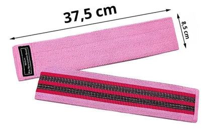 Hip Band Elastica - K'nex Verde/rosa/lila
