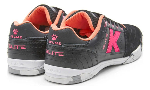 Botín Kelme Futsal Elite – Negro/Blanco