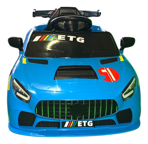 Auto Infantil 6v 1 Motor Rc C/balanceo 3 Vel + Pelota Futbol Multicolor