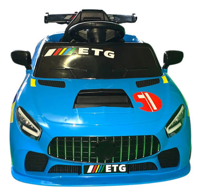 Auto Infantil 6v 1 Motor Rc C/balanceo 3 Vel + Pelota Futbol Multicolor