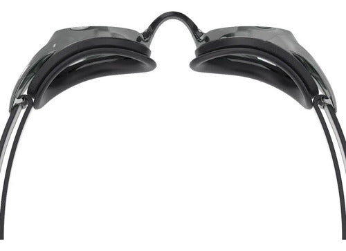 Lente Natación Espejado Speedo 3.0 Vanquisher Mirrored Mm Negro
