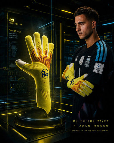 Guante Arquero Rg Profesional Toride 27 Mmsports Amarillo 9