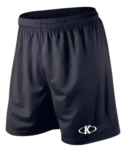 Short Deportivo Para Futbol Niños Deportes Varios Mmsports Negro Lisa 10