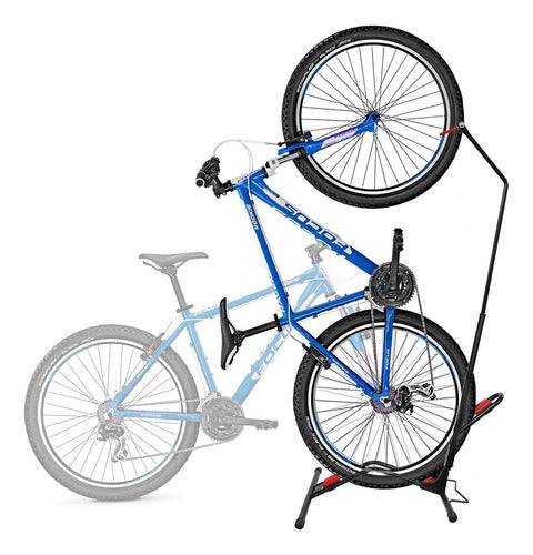 Soporte Estacionamiento Bicicleta Vertical-horizontal Zuba Negro