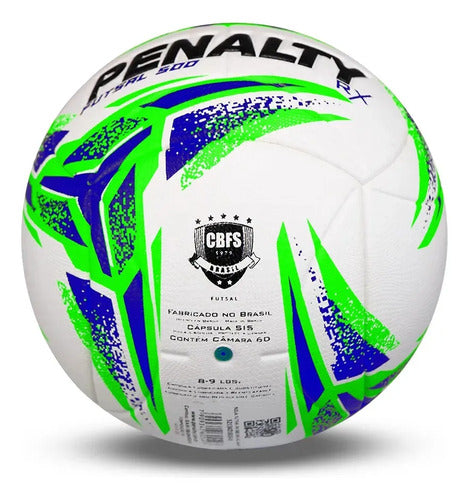 Penalización Por Balón De Futsal Rx 500 Xxiii Blanco-verde-azul