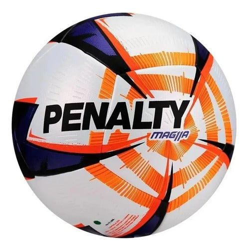 Balón De Campo Penalty Mag11a R1 Xxvi Paulista 2026, Color Blanco/naranja