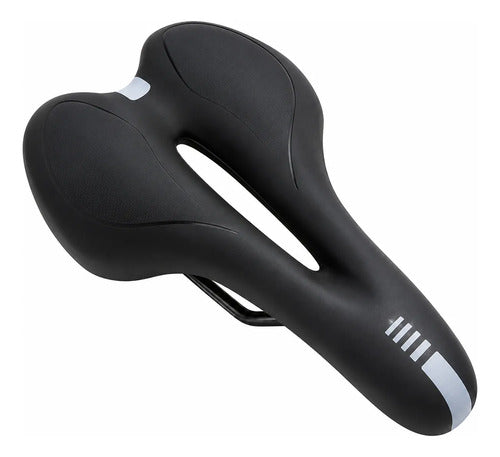Asiento Bicicleta Mtb Antiprostático Ergonómico Calidad Negro