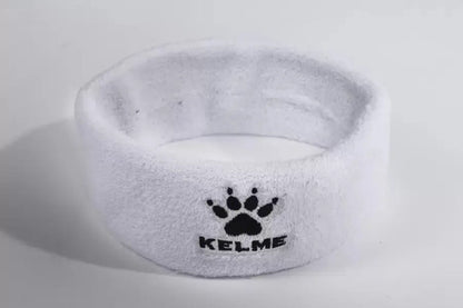 Vincha Deportiva Kelme Tela Toalla Blanco Liso