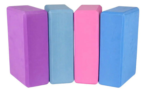 Bloque Ladrillo Yoga Goma Eva Pilates Deportes Gimnasia Mm