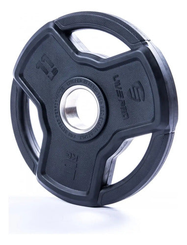 Discos Engomados Livepro 1.25 Kg 50 Mm Negro