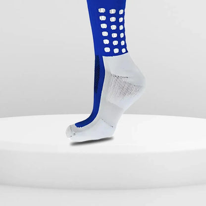 Matis De Fútbol Con Forma De Media Penalización, Extra Largas, Para Adultos, Color Azul, Blanco Y Negro Azul-blanca-negra 39-44