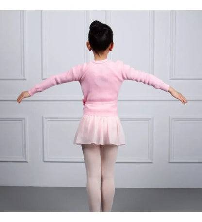 Saco Suéter De Ballet Baile Cruzado Abrigo Niña Mmsports