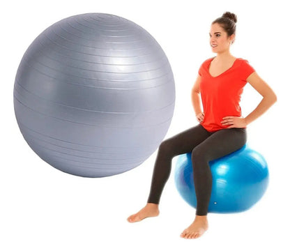 Pelota De Pilates 95cm Aerobics Fitness Embarazo Mas Calidad Azul