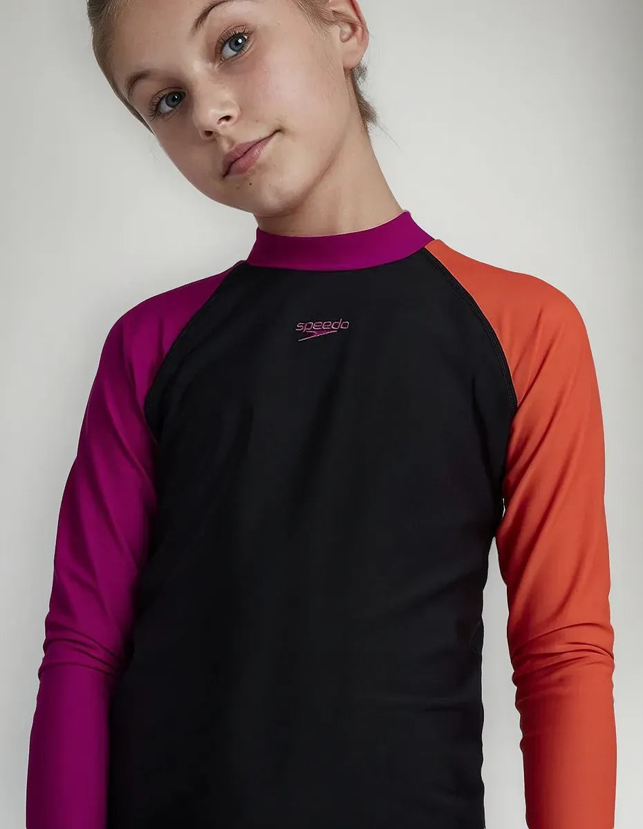 Remera Rash Top Niños Uv Protección SPEEDO