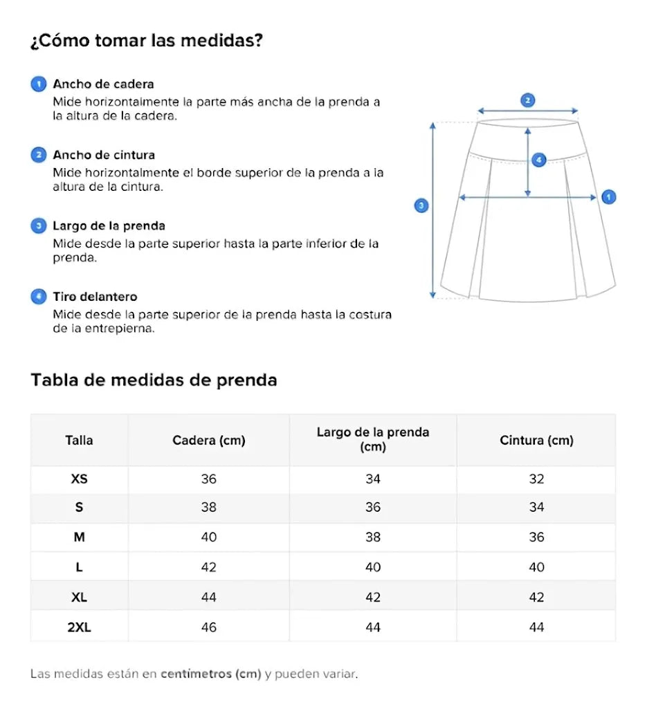 Pollera con calza deportiva KELME