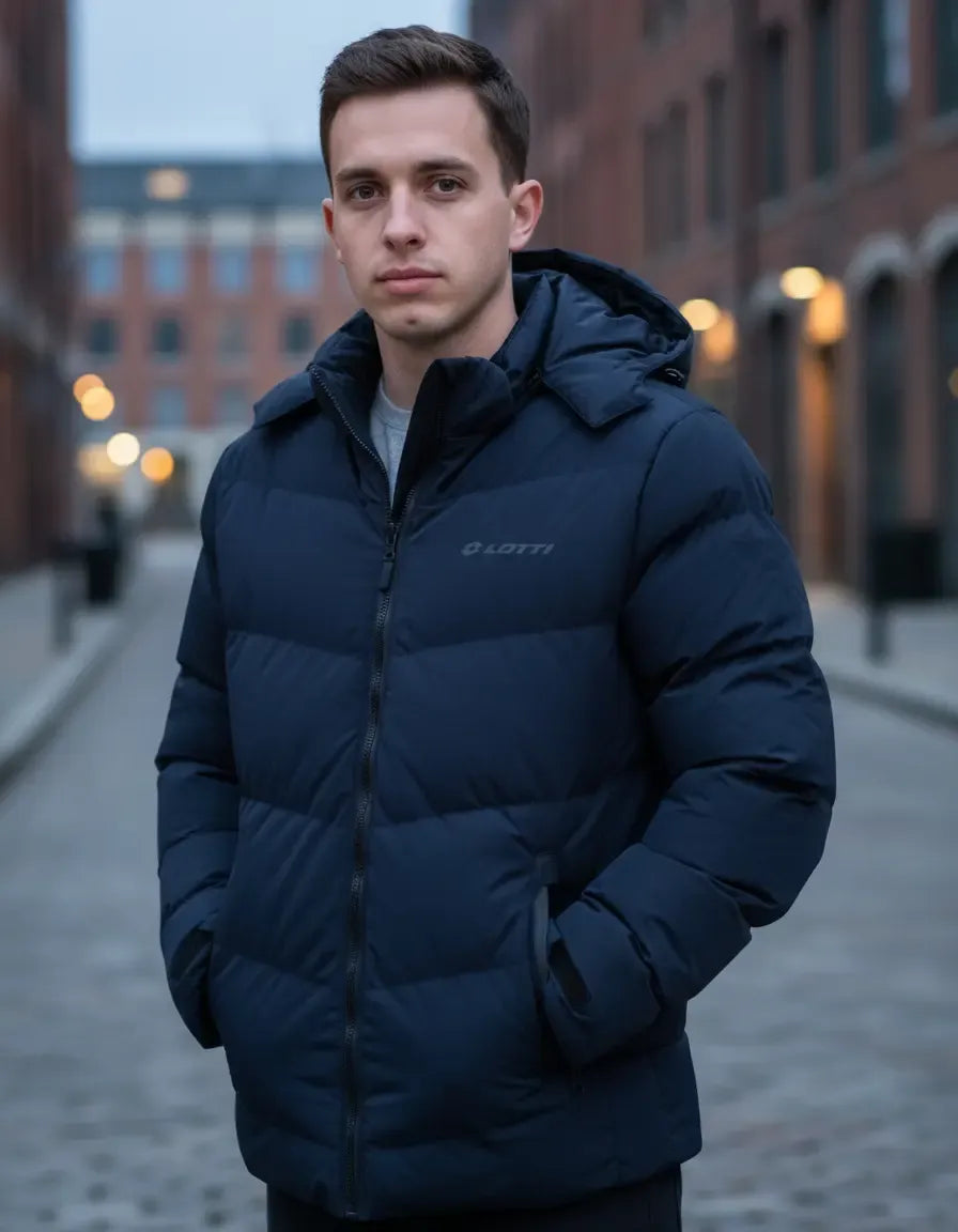 Campera inflada casual deportiva de hombre LOTTO