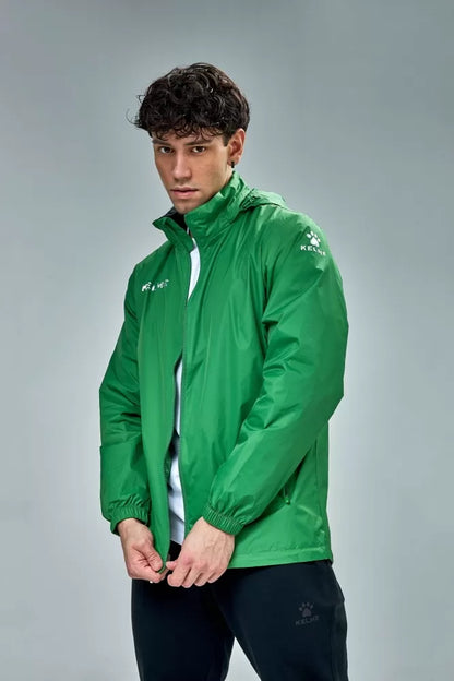 Campera De Lluvia Deportiva Kelme C/capucha Y Cierres