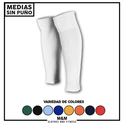 Pack Futbolero Fs Medias Antideslizantes + Medias Sin Pie + Venda