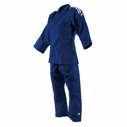 Uniforme de judo Adidas Evolution, algodón y poliéster, para principiantes e intermedios, no incluye cinturón J250EB