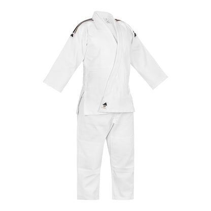 Uniforme Judo Adidas Club Con Cinturon J350P Algodon Poliester Tejido Reforzado Intermedio Avanzado