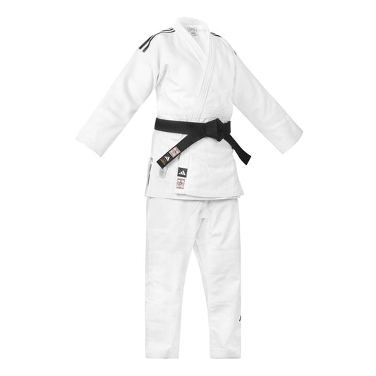 Uniforme Judogi Adidas Champion III IJF Approved 750gsm Doble Tejido Grano de Arroz para Competicion Oficial