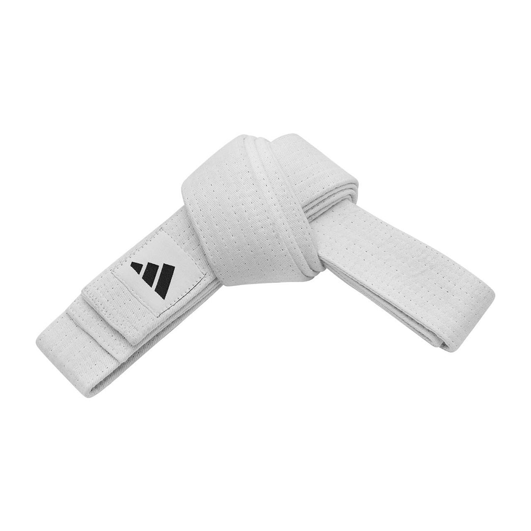 Cinturon Adidas Club Karate Taekwondo Judo Algodon 4cm Ancho con Costuras Reforzadas Largo 220 a 320cm