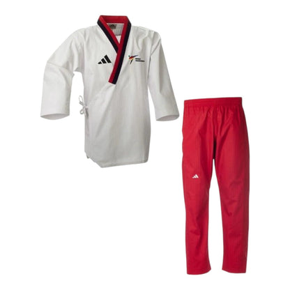 Uniforme Taekwondo Adidas Poomsae Young Women WT Premium para Competidoras Juveniles Femeninas